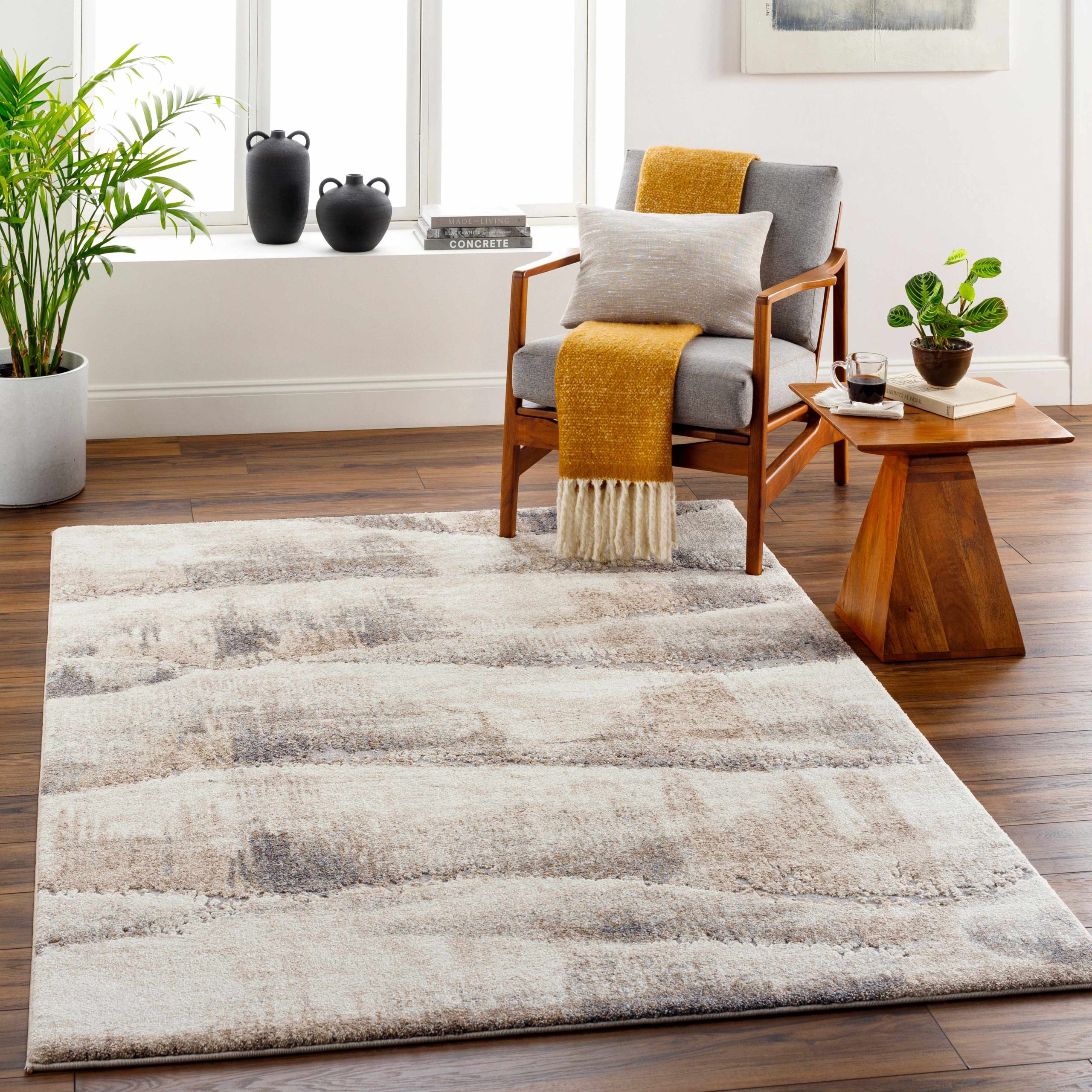 Banji Abstract Waves Area Rug - Image 4