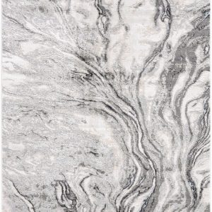 Brandi Gray Marble Area Rug