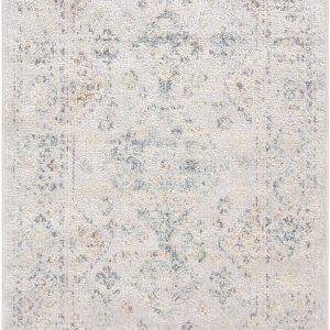 Bhavya Cream Washable Area Rug