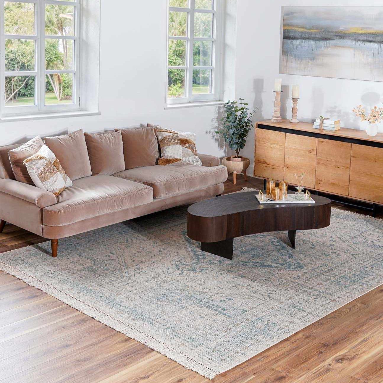 Birdham Handmade Cotton-blend Rug - Image 2