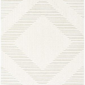 Briana Off-White Washable Area Rug