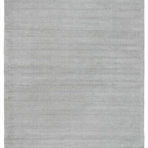 Brockton Solid Light Gray Wool Rug