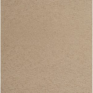 Breena Solid Taupe Washable Area Rug