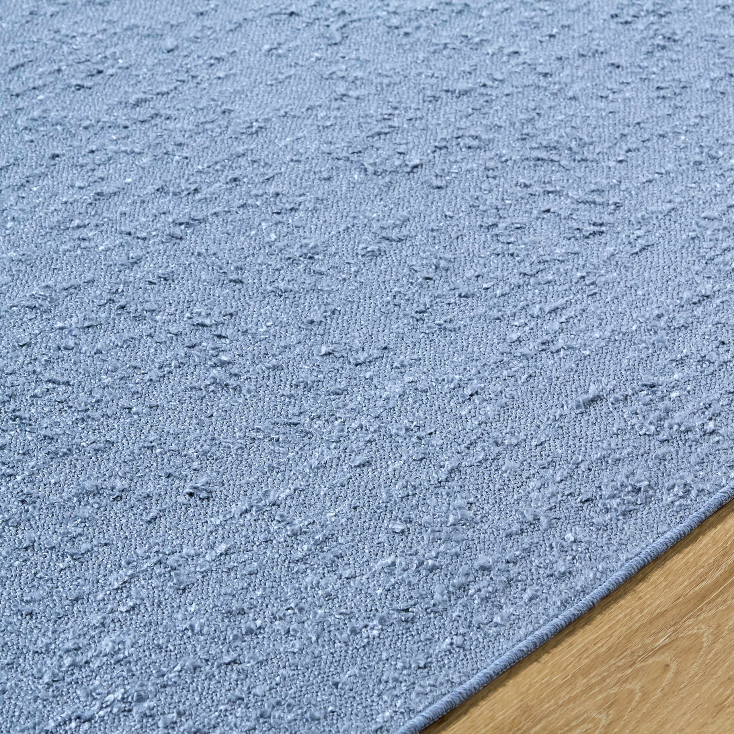 Breena Slate Blue Washable Area Rug - Image 7