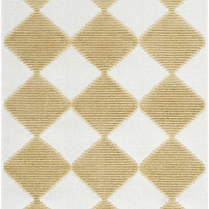Bosley White Washable Area Rug