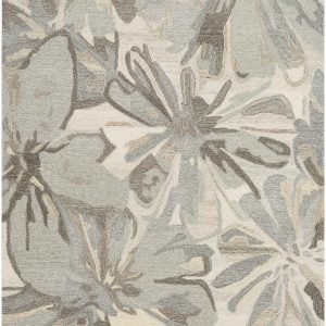 Ilfeld Athena Beige Floral Wool Rug