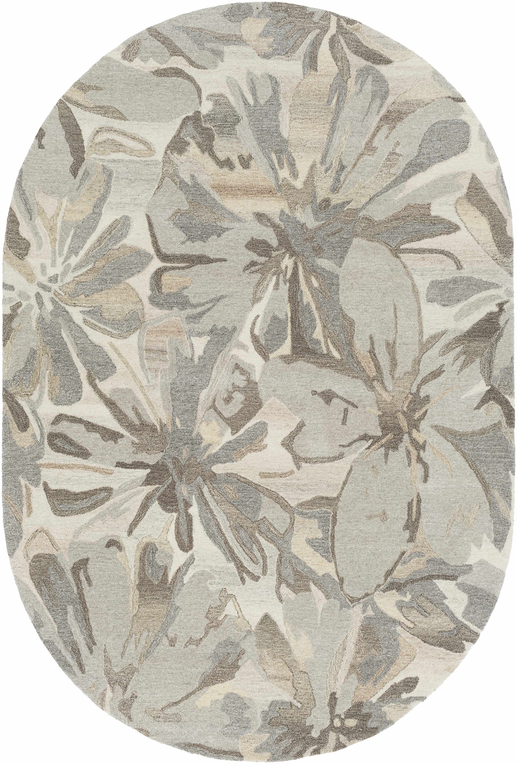 Ilfeld Athena Beige Floral Wool Rug - Image 7