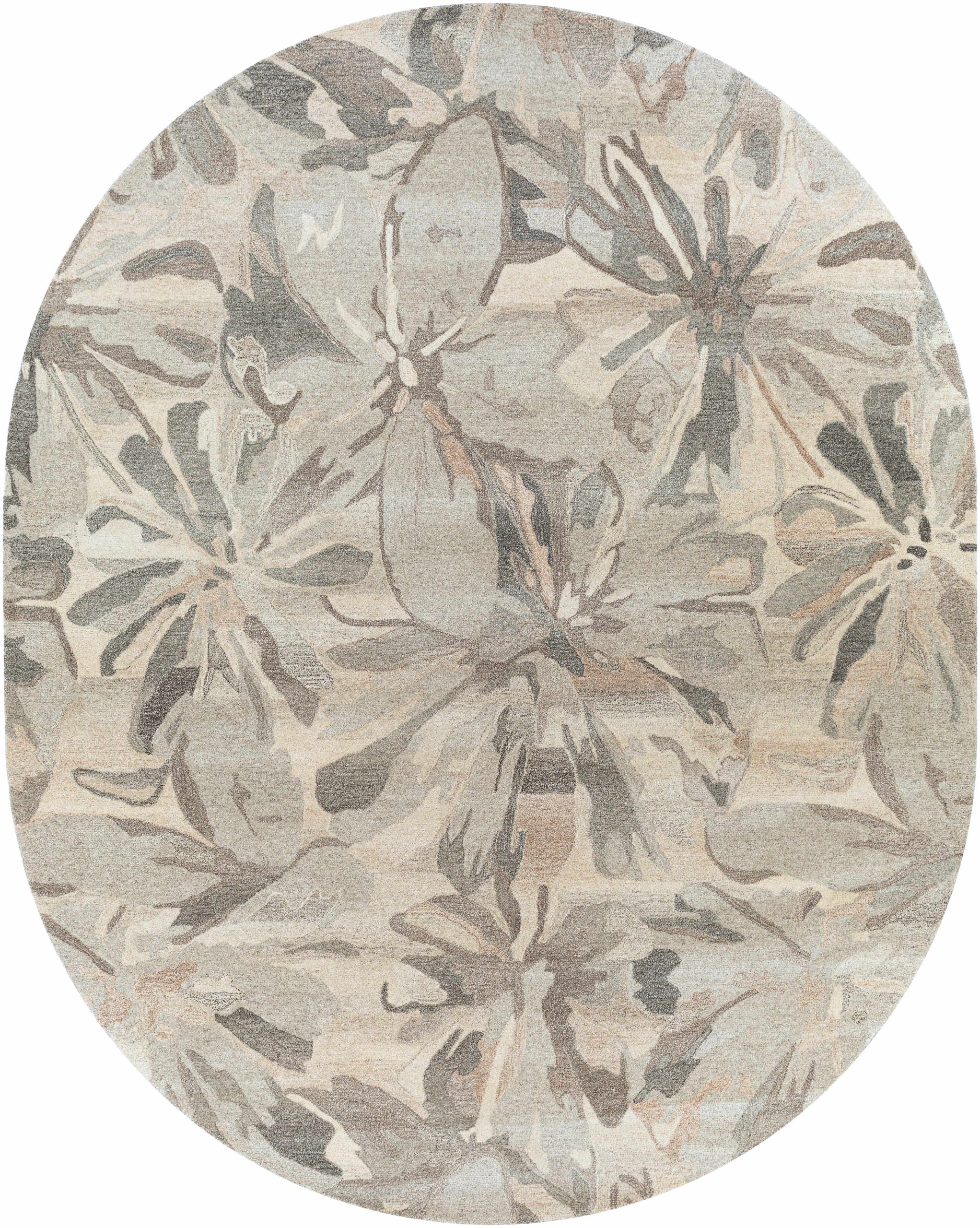 Ilfeld Athena Beige Floral Wool Rug - Image 15