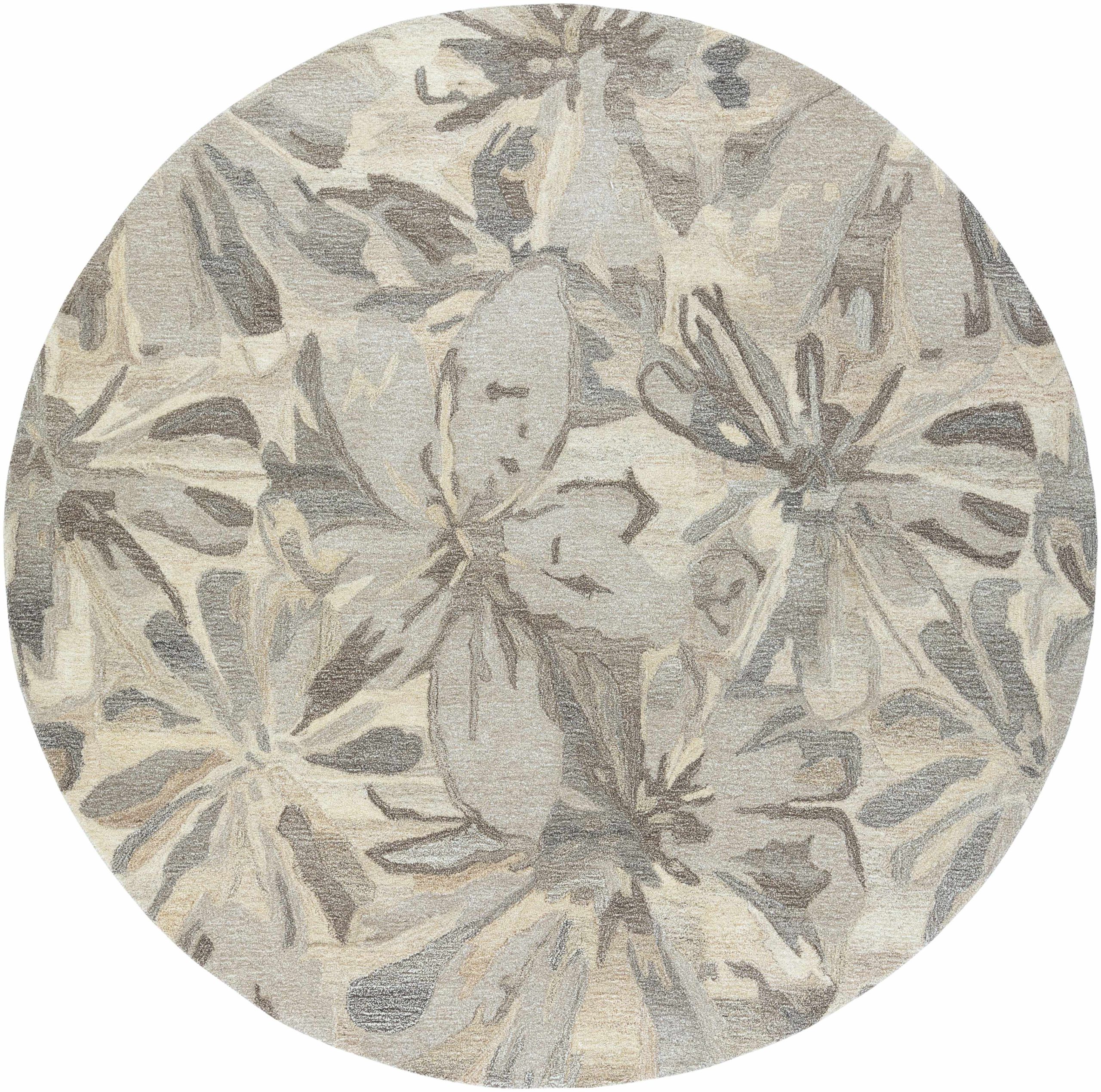 Ilfeld Athena Beige Floral Wool Rug - Image 6