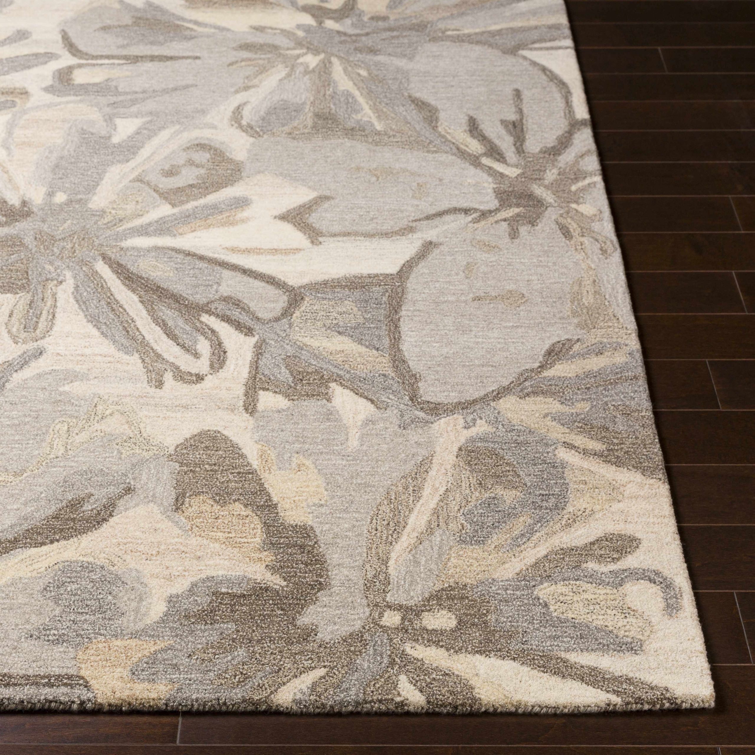 Ilfeld Athena Beige Floral Wool Rug - Image 13