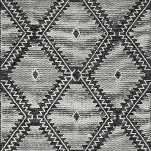 Brownhills Hand Woven Cotton & Wool Area Rug