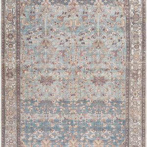 Bahram Vintage Flat Pile Washable Rug