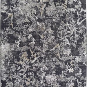 Breeda Black Area Rug