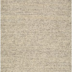 Clayne Beige & Charcoal Premium Wool Area Rug