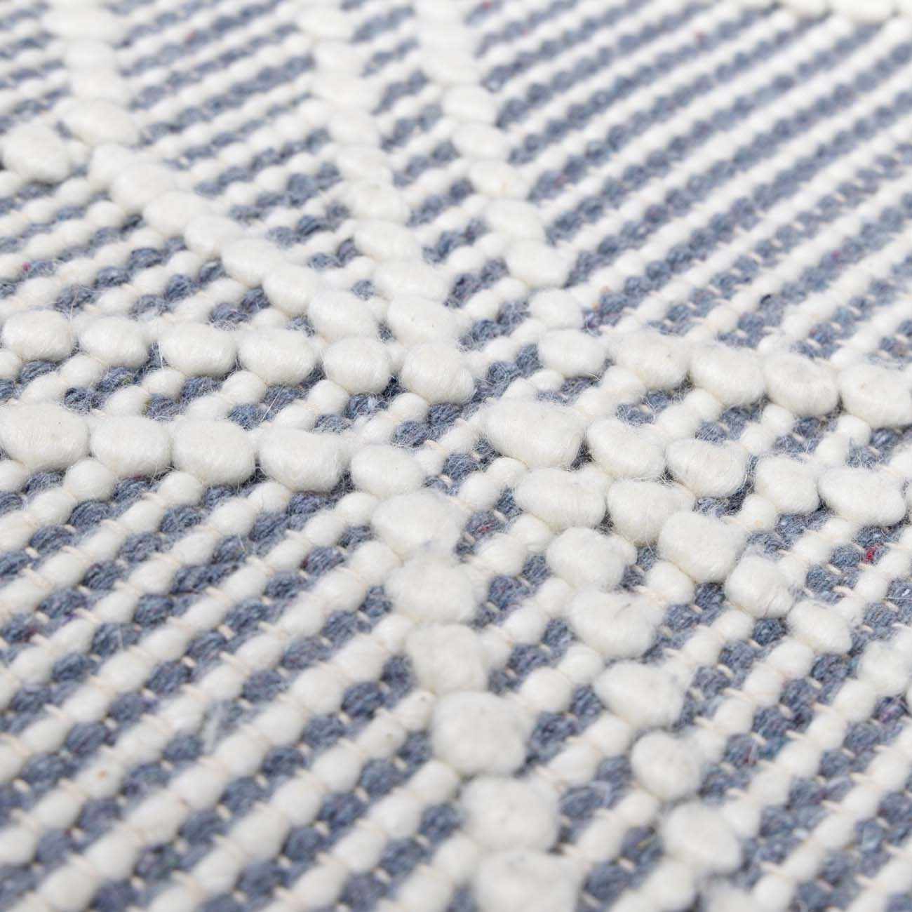 Ramsbury Denim Blue Wool Rug - Image 11