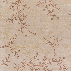 Elsu Beige&Gray Wool Rug