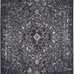 Corina Black Area Rug