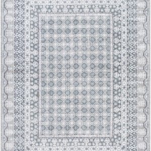 Rainier Gray Washable Rug | Our PNW Home X Livabliss