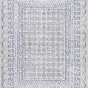 Rainier Blue Washable Rug | Our PNW Home X Livabliss