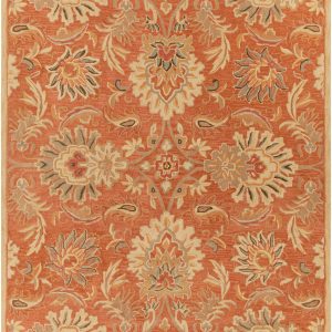 Chesterton Hand Tufted Orange 1112 Area Rug