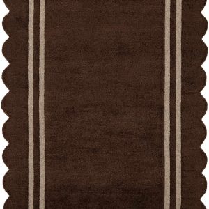 Chogan Chocolate Brown Area Rug