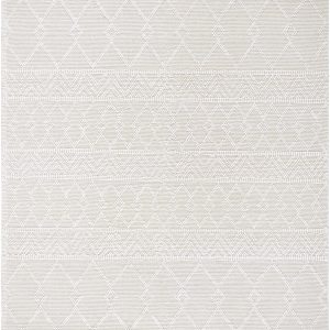 Caelum White Wool-Blend Rug