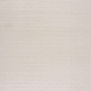 Kazuma Cream Checkered Washable Area Rug