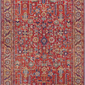 Edwardsburg Traditional Red Rug
