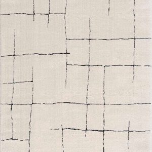 Koume Beige Maze Area Rug