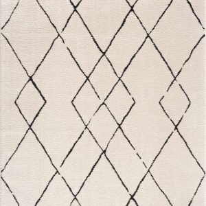 Keone Black & White Thick Rug