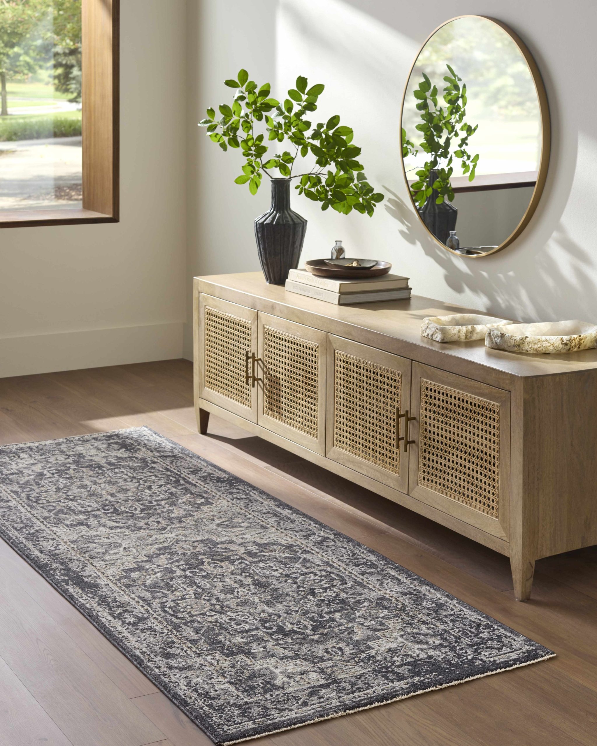 Alissa Black Area Rug - Image 4