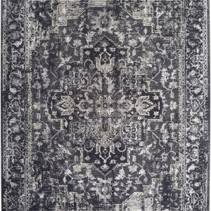 Alissa Black Area Rug