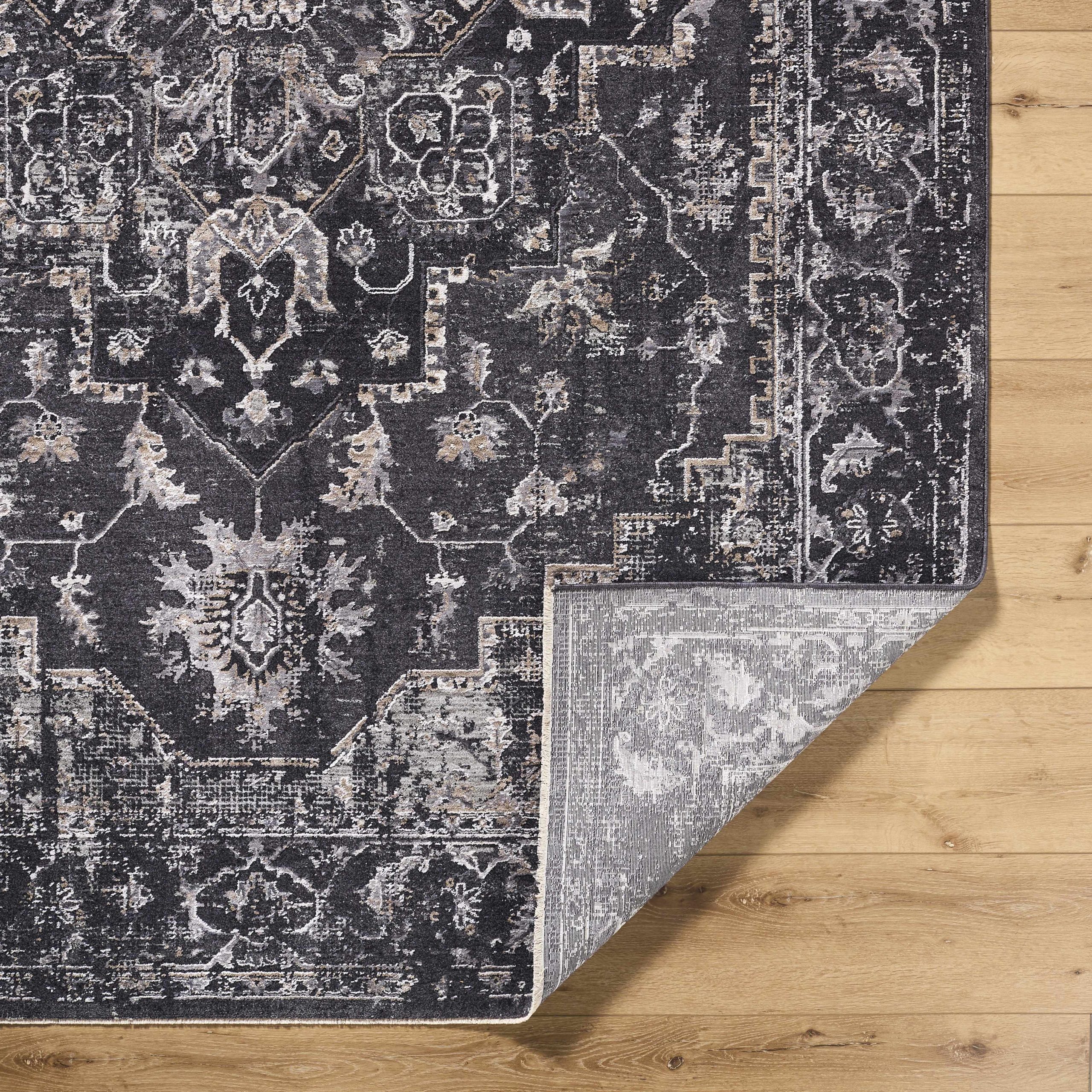 Alissa Black Area Rug - Image 8