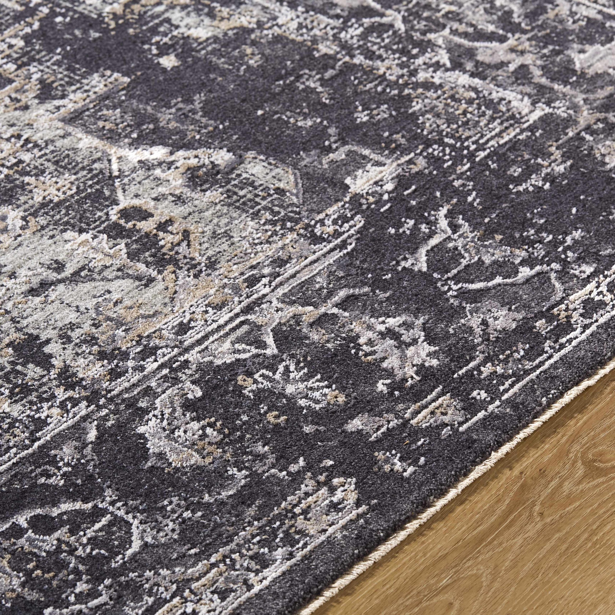 Alissa Black Area Rug - Image 9
