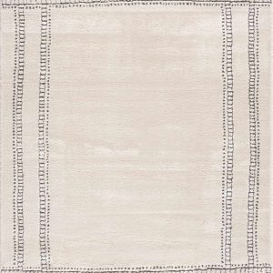 Ryuu Ivory & Gray Area Rug