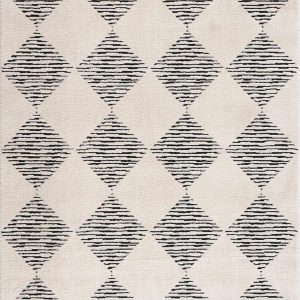 Fauci Diamond Checkered Area Rug