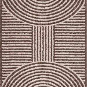 Allard Brown Washable Area Rug