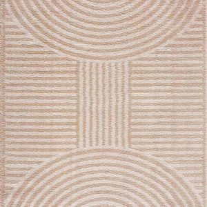 Allard Beige Washable Area Rug