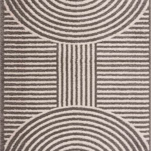 Allard Charcoal Washable Area Rug