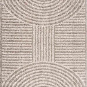 Allard Gray Washable Area Rug