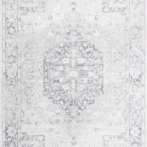 Akram Antrasit Flat Pile Washable Rug