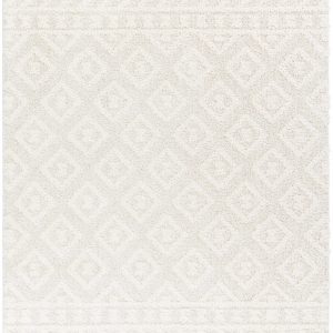 Eivin Cream Diamonds Plush Rug
