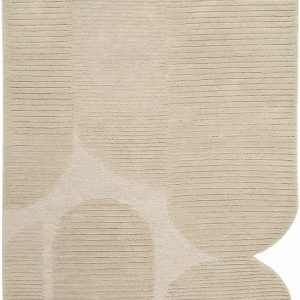 Ecrru Abstract Modern Hand Tufted Wool Area Rug