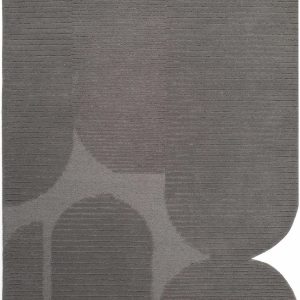 Fixui Gray Abstract Hand Tufted Wool Area Rug