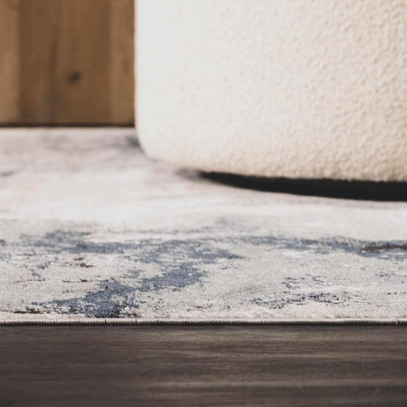Kirkland Dark Blue Marble Rug - Image 10