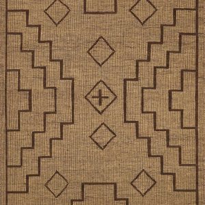 Jame Hand Woven Jute & Leather Area Rug