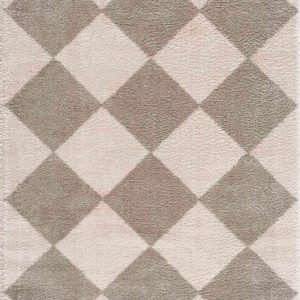 Arilla Gray Washable Diamond Area Rug