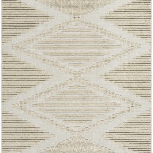 Annika Light Brown 3D Washable Area Rug