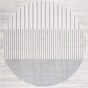 Thad Medium Gray Washable Area Rug