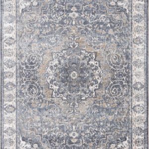 Aurum Blue Washable Area Rug
